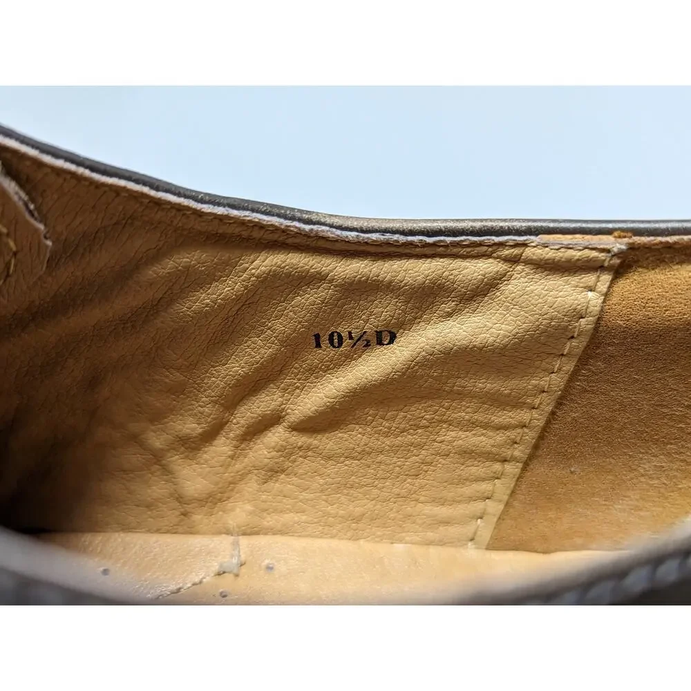 Joseph Abboud Thornton Men's Leather Plain Toe Oxford Shoes 414705 Size 10.5D